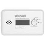 WisuAlarm HY-GC20B CO Detector 10-Yr Battery Early Warning Loud Alarm