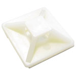 WKK 11950971 Cable Mount Screw Fixing Self-Adhesive Ecru 4x Thread