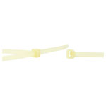 WKK 120124971 Cable Tie 200mm 3.60mm Ecru Heat-Resistant 100Pieces