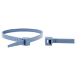 WKK 150196671 Cable Tie 300mm 4.80mm Blue Detectable 100Pieces Temp +85°C