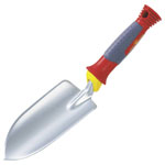 WOLF-Garten 2915000 LU-2K Trowel 7cm Ideal for Planting in Heavy Soils