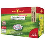 WOLF-Garten 3826647 Turbo Lawn Seed Fills Gaps Fast 120m² Sun/Shade