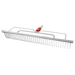 WOLF-Garten 71AAA034650 Multi-Star Lawn Rake 58cm Snap & Click System