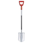 WOLF-Garten 73ADA006650 Round-Point Shovel Ergonomic Hardened Steel
