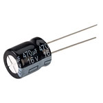 Forever 470UF 16V RADIAL 470u 105deg Radial Electro Capacitor