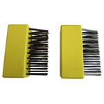 WOLF-Garten 73AZB001650 Multi-Star Replacement Brushes 9 cm Snap & Click