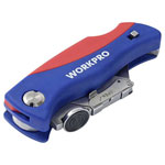 WorkPro WP211006 Quick-Change Folding Knife ABS Handle 5 Blades