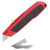 WorkPro WP213005 Aluminium Retractable Utility Knife 3 Spare Blades