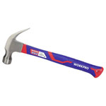 WorkPro WP241012 Claw Hammer Ergonomic Handle Hard 560g 1 piece.