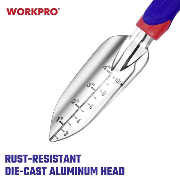 WorkPro WP331010 Handheld Trowel with Inch/Centimetre Marks for Pl...