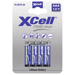 XCell 145874 XCell XTREME AAA Battery Lithium 1.5V 4 pieces Long-lasting