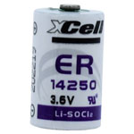XCell ER14250 Battery 1/2 AA Lithium 3.6V 1200mAh For Electronics