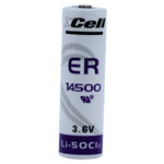 XCell ER14500 Battery AA Lithium 3.6V 2600mAh 1piece Powerful Performance