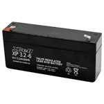 XCell XCEXP3.26 VRLA Battery 6V 3.2Ah AGM 134x67x35mm Maintenance-Free