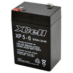 XCell XCEXP56 XP 5-6 Powerful Maintenance-Free 6V 5Ah AGM Battery