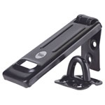 YALE Y105B/90/BK Safety Hasp Steel 90mm Ideal for Locking Doors or Drawers
