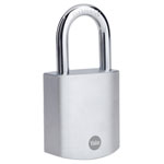 Yale Y128B/50/132/1/B Padlock 52mm Chrome-Plated Brass, Outdoor Use