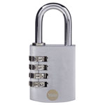 YALE Y151B/40/130/1 - Padlock 40mm - Silver Combination - 1 piece