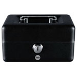 YALEYCB/070/BB2 Cash Box Black 300x90x240mm with Lock and Handle