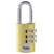 YALE YE3CB/20/121/1/GO Brass Padlock 20mm Gold 1pc Combination Lock