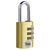 YALE YE3CB/20/121/1/GO Brass Padlock 20mm Gold 1pc Combination Lock