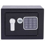 YALE YSV/170/DB2 Home Safe Black, Keypad and Key Access, Auto-Lock Feature