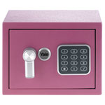 YALE YSV/170/DB2/P Home Safe Mini Pink, Keypad/Key Access, Anti-Shock