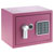 YALE YSV/170/DB2/P Home Safe Mini Pink, Keypad/Key Access, Anti-Shock