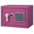 YALE YSV/170/DB2/P Home Safe Mini Pink, Keypad/Key Access, Anti-Shock