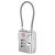 YALE YTP3/32/350/1 TSA Padlock 32mm, Silver, 3-Digit, Wire Shackle