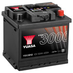 Yuasa YBX3012 SMF Car Battery 50Ah T1 Pin Quantity: 1