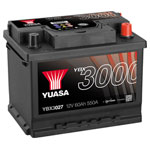 Yuasa YBX3027 Car Battery 60Ah T1 Pin SMF 1piece
