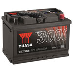 Yuasa YBX3096 SMF Car Battery 75Ah Pin Type T1 1piece