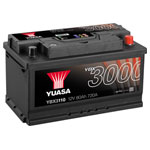 Yuasa YBX3110 SMF Car Battery 12V 80Ah T1 Durable 50000+ Starts Display