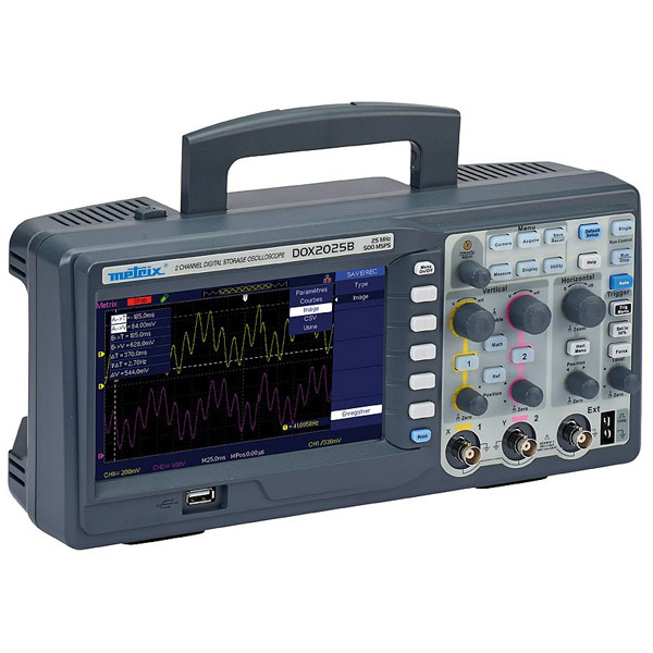 Chauvin Arnoux DOX2025B Oscilloscope Colour  2x 25MHz  500MS 250MS...