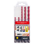 Alpen 100905100 MultiCut Drill Bit Set 5-10mm SDS-Plus - 5 Pack