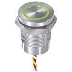 APEM CPB2110000KGSS Touch Button 24V 0.2A Momentary Green/Red IP68/IP69K