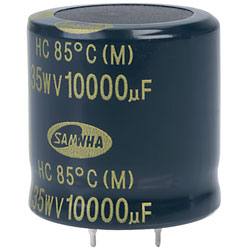 Samwha HC1V109M30030HA 10000uf 35V 85deg Hc Snap-in Capacitor