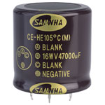 Samwha HE1C479M40040HA 47000uf 16V 105deg He Snap-in Capacitor