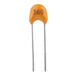 Suntan TS170R2A560JSBNA0R 56pF 5% 100V NPO P:2.54mm Radial Ceramic Capacitor