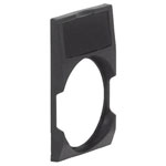 BACO 224318 LWP4 Label Holder Square Black 1 piece for Sign Makers