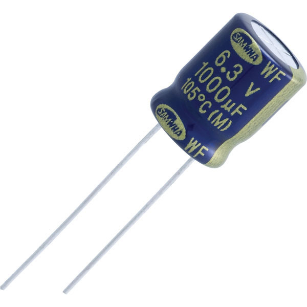 10x SMD Elko Kondensator 1000µF 6,3V 105°C ;RVD-6V102MGA5U-R2 ;1000uF 