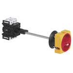 BACO 165109 Isolator Switch Lockable 32A 1x90° Yellow/Red