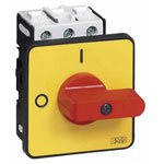 BACO 172102 Isolator Switch 32A 1x90° Yellow/Red
