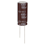 EKXJ401ELL101MLP1S NCC 100uF 400V 105°c Miniature Long Life Radial Electrolytic