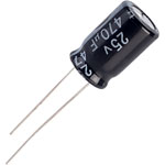 EKZN250ELL821MJ20S NCC 820uF 20% 25V Radial Low Impedance Alum Elect Capacitor