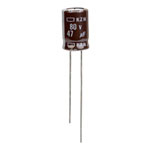 EKZN800ELL470MHB5D NCC 47uF 20% 80V Radial Low Impedance Alum Elect Capacitor