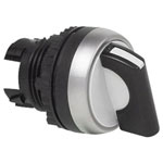 BACO BAL21KE03 Selector Front Ring PVC Chrome-Plated Black 90° 1 piece
