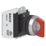 BACO BAL21KG20E Selector Front Ring PVC Chrome-Plated Green 1x45°