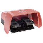 Bernstein Ltd. 6062610014 Foot Switch 240V AC 10A 2-Pedal IP65 Cover